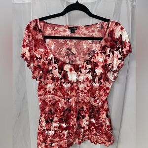 East 5th Ruffle Floral Top